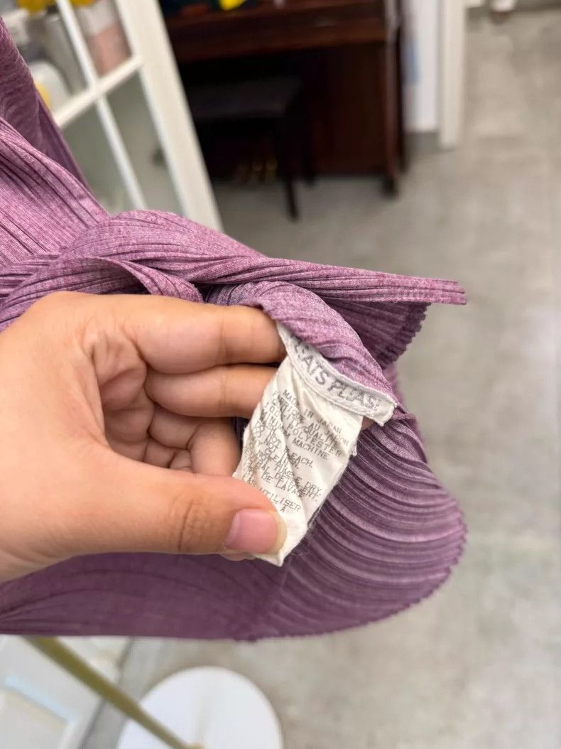 Issey Miyake Purple Ishihara Issey Shirt with Button Front Size ONE SIZE - 3 Thumbnail