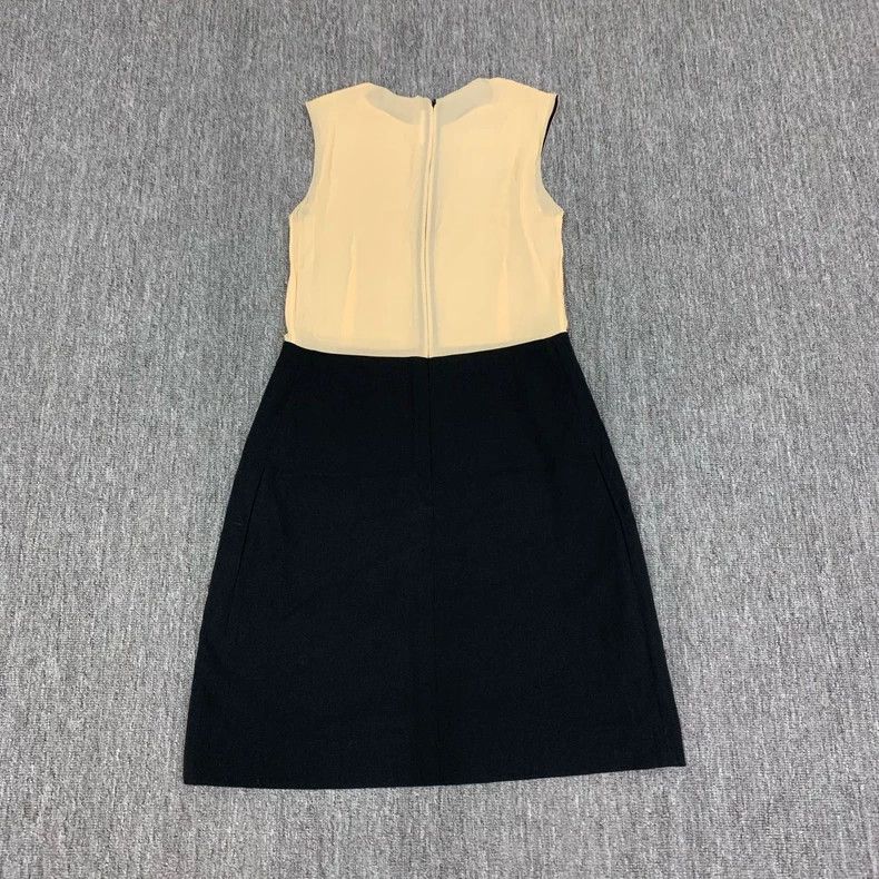 Celine Color Block Dress by Celine Size M / US 6-8 / IT 42-44 - 2 Thumbnail