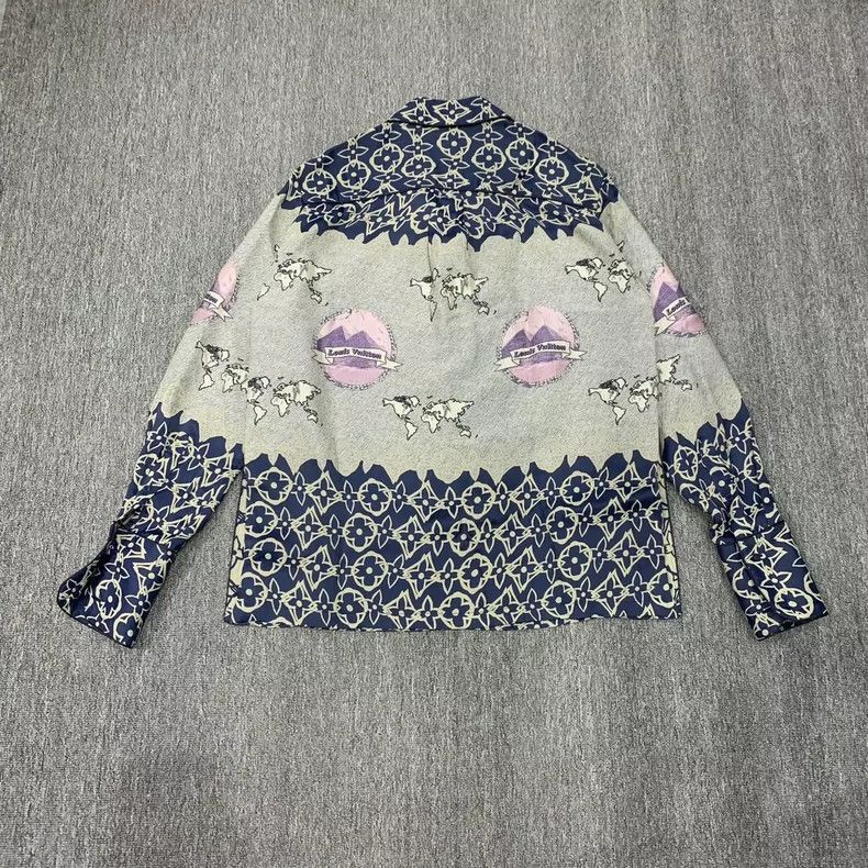 Louis Vuitton Louis Vuitton Patterned Shirt Jacket Size L Size L / US 10 / IT 46 - 2 Thumbnail