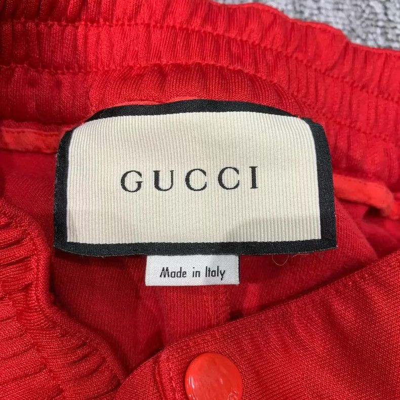 Gucci Gucci Red Logo Casual Pants with Stripes Size 23" - 6 Thumbnail