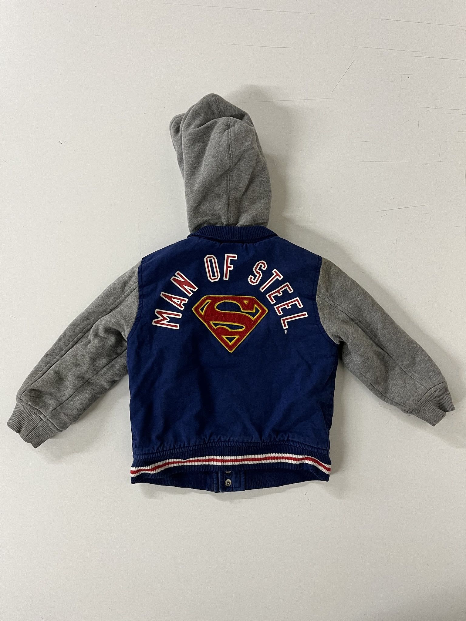 Vintage Vintage Baby Gap Y2K Superman Hooded Jacket Kids Jacket Size 4 Years Size US XXS / EU 40 - 4 Thumbnail