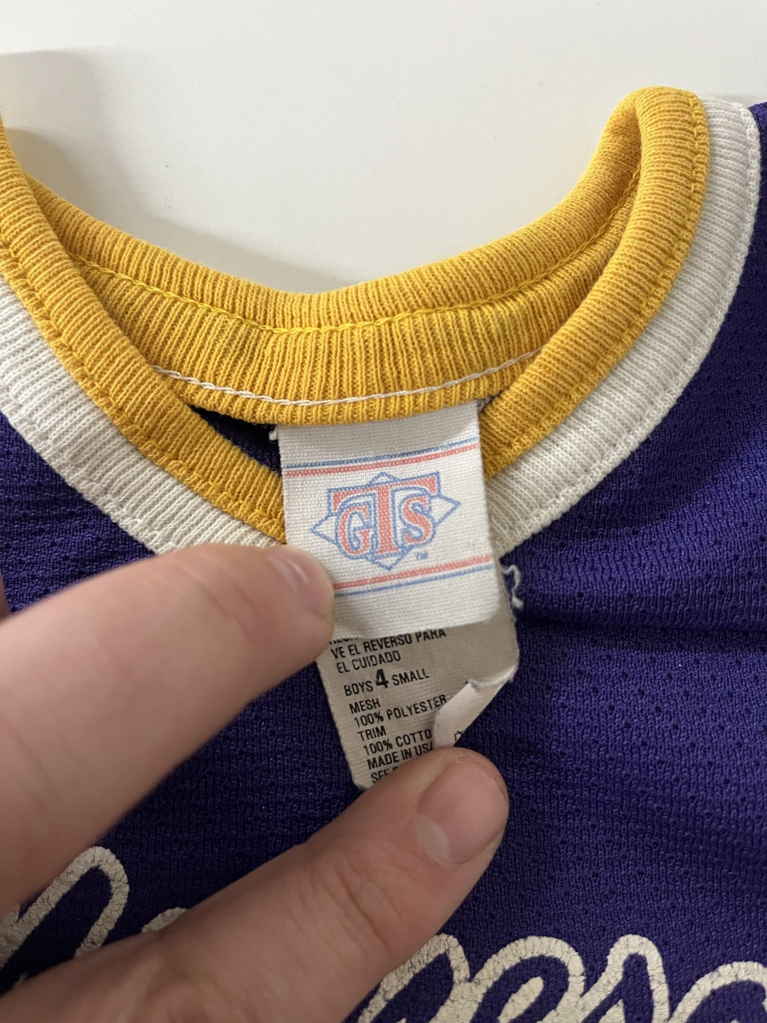 NFL Vintage 90s Minnesota Vikings Baby Tee Jersey Size Kids 4 XXS Size US XXS / EU 40 - 3 Thumbnail