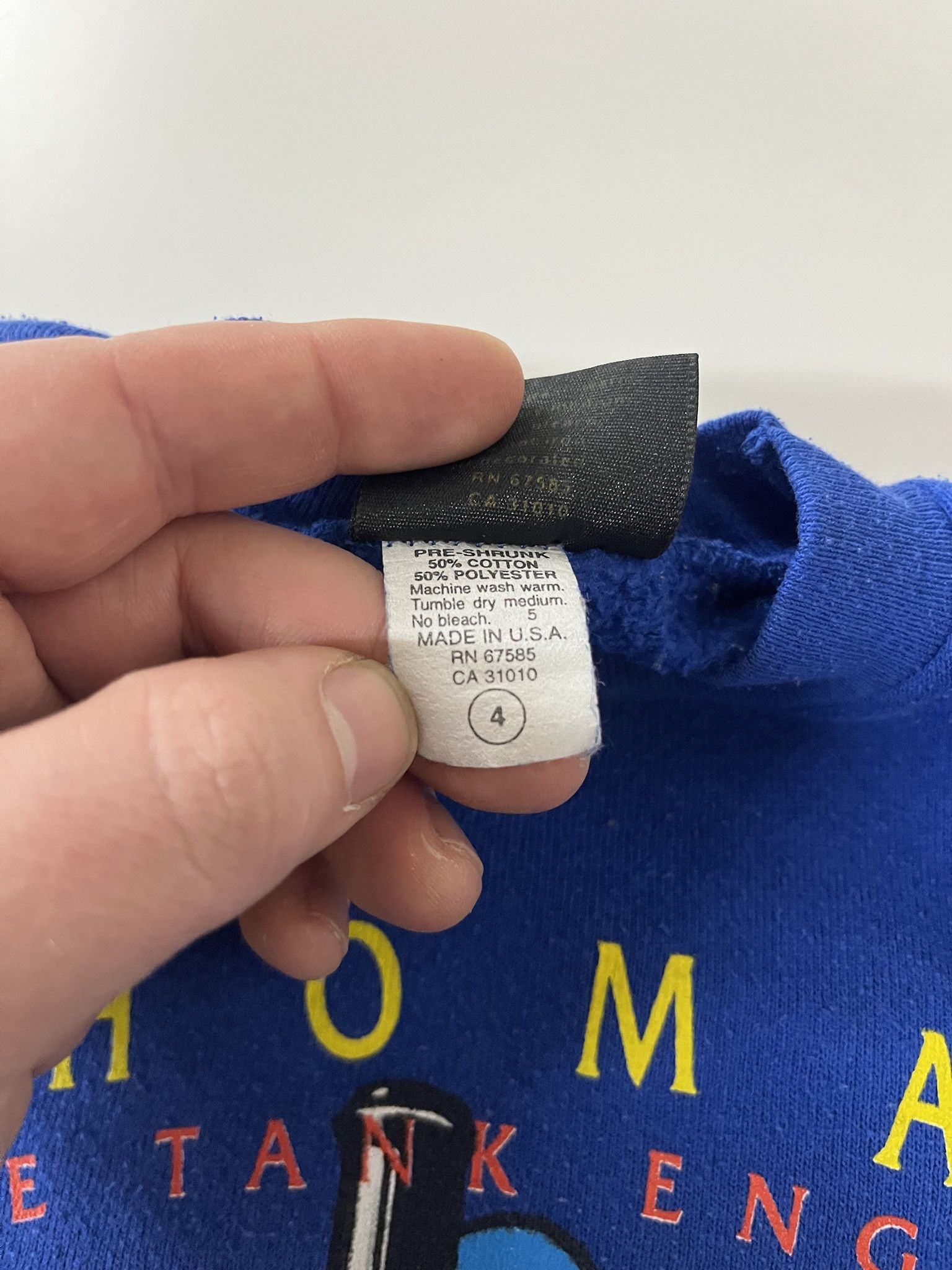 Other Vintage 90s Thomas the Tank Engine Baby Tee Crewneck 1996 Changes Sweatshirt SIze Kids 4 XXS Size US XXS / EU 40 - 4 Thumbnail