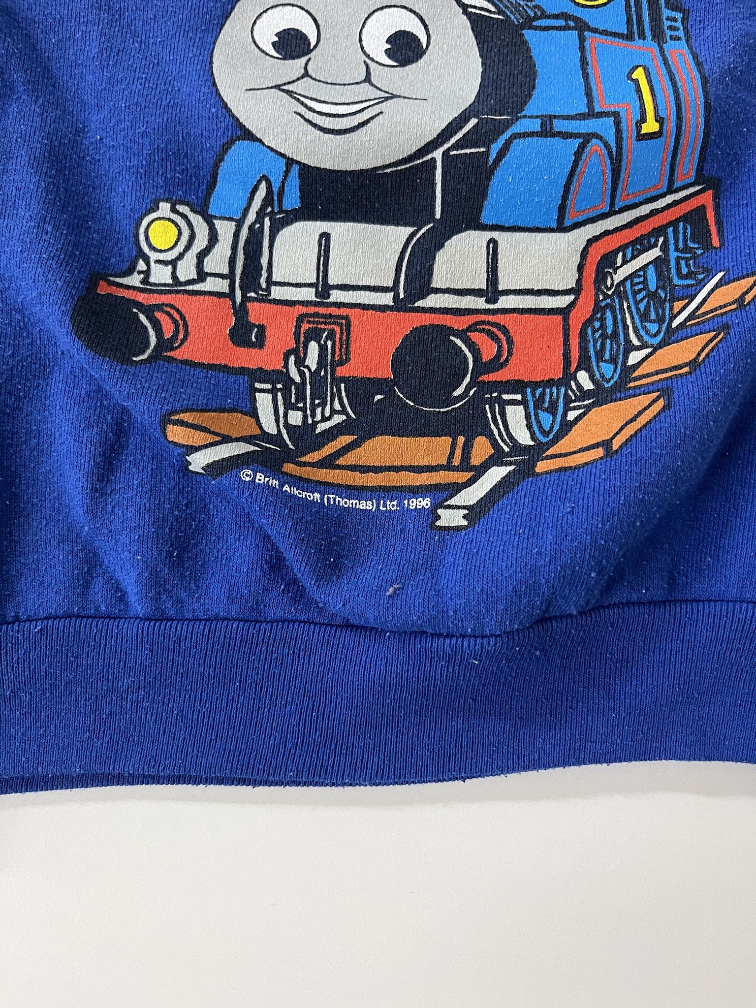 Other Vintage 90s Thomas the Tank Engine Baby Tee Crewneck 1996 Changes Sweatshirt SIze Kids 4 XXS Size US XXS / EU 40 - 2 Thumbnail