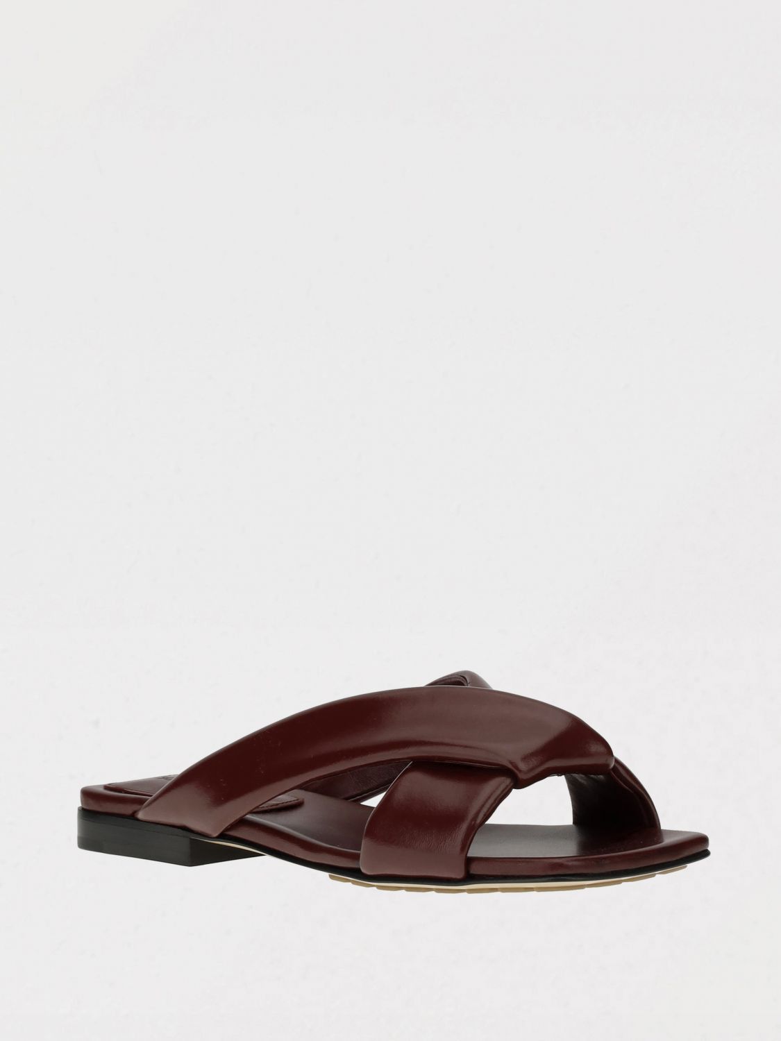 Bottega Veneta Bottega Veneta Flat Sandals Woman Burgundy Size US 6 / IT 36 - 2 Thumbnail