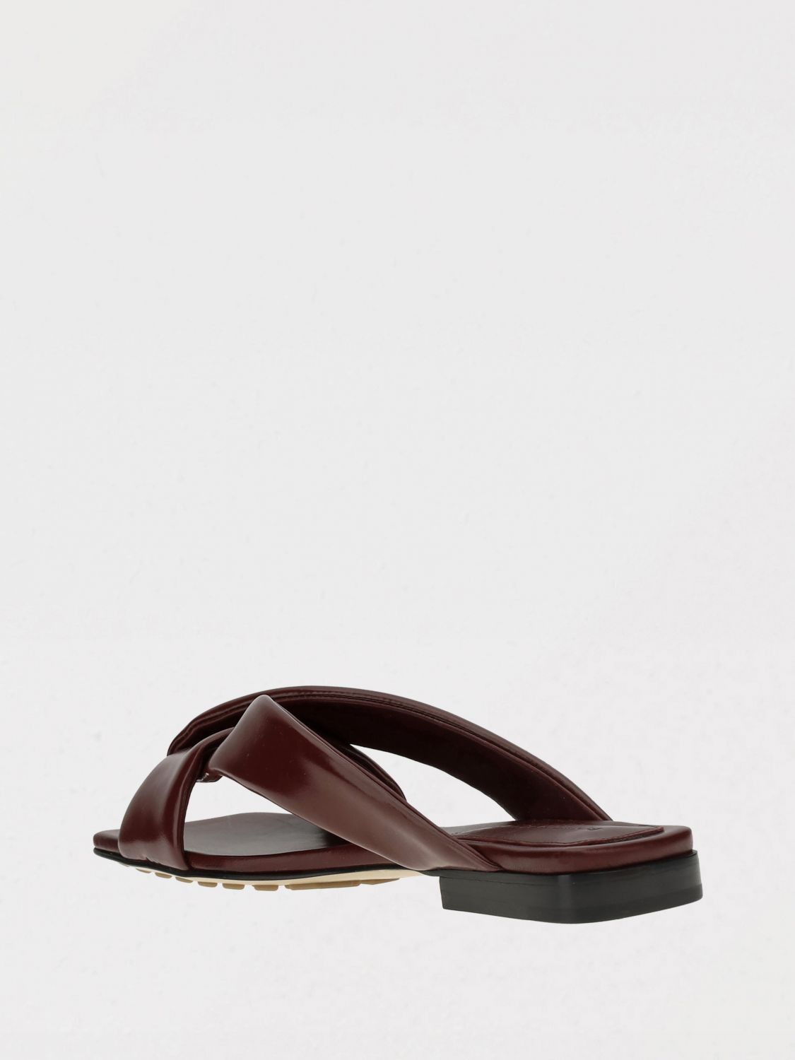 Bottega Veneta Bottega Veneta Flat Sandals Woman Burgundy Size US 6 / IT 36 - 3 Thumbnail
