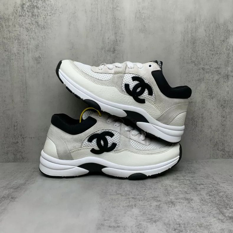 Chanel Chanel Black and White Panda Sneakers Size 36 Size US 6 / IT 36 - 2 Thumbnail