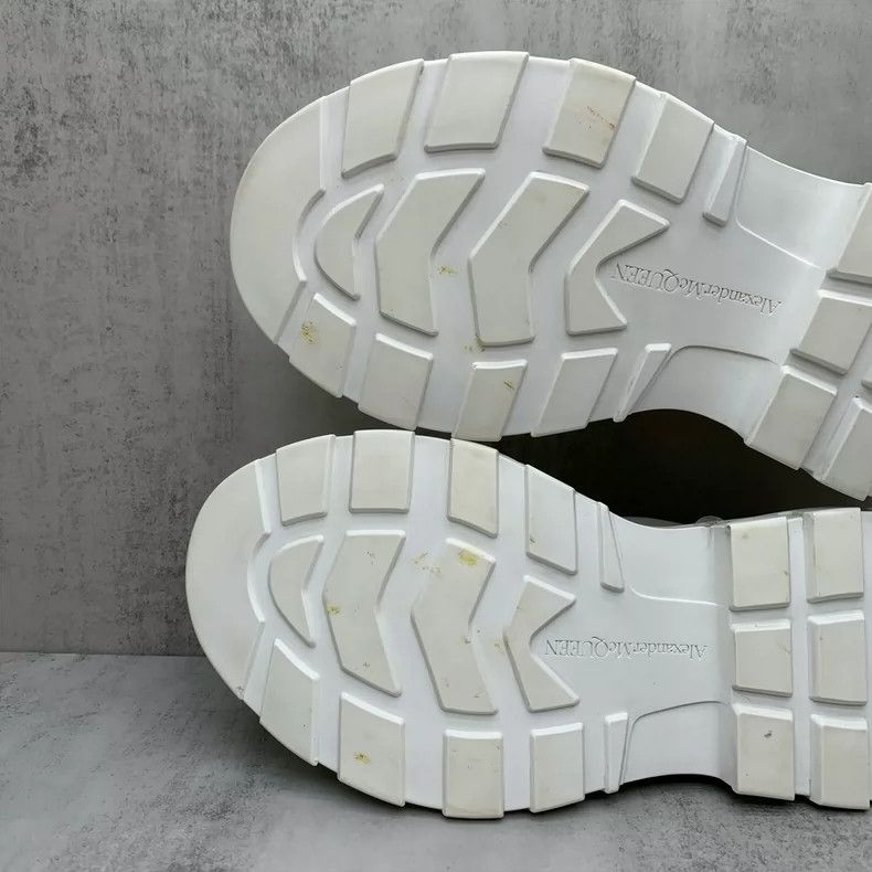 Alexander McQueen Alexander McQueen White Side Logo Martin Boots Size US 6 / IT 36 - 8 Thumbnail