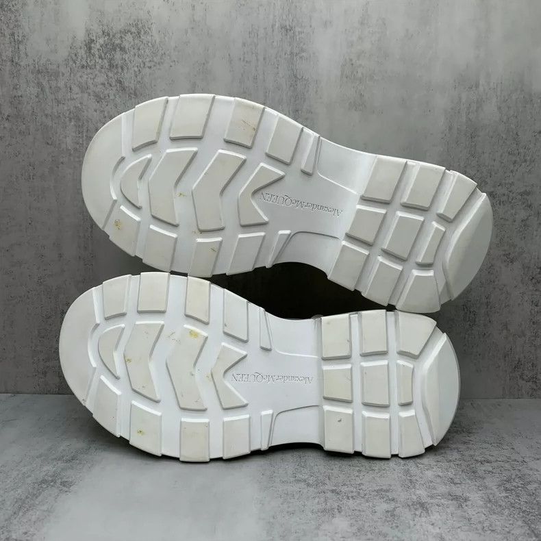 Alexander McQueen Alexander McQueen White Side Logo Martin Boots Size US 6 / IT 36 - 7 Thumbnail