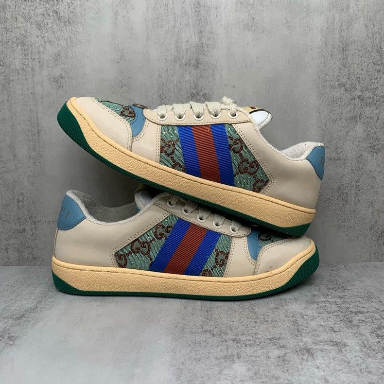 Gucci Gucci Rhinestone Dirty Sneakers Size 36 Size US 6 / IT 36 - 2 Thumbnail