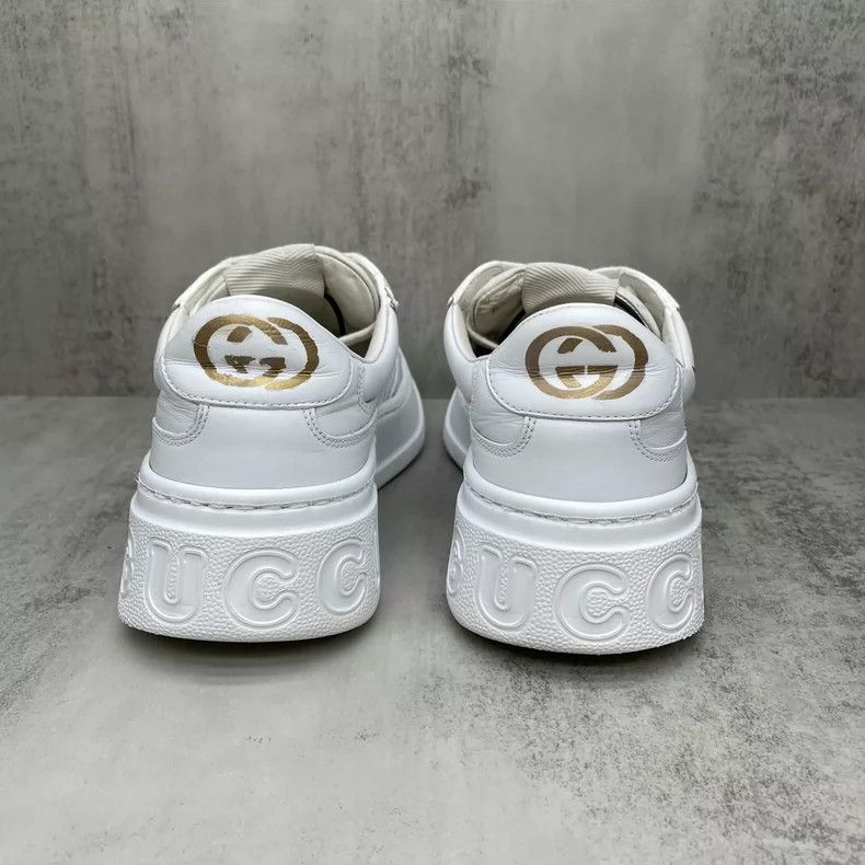 Gucci Gucci White Graphic Sneakers Size US 6 / IT 36 - 5 Thumbnail