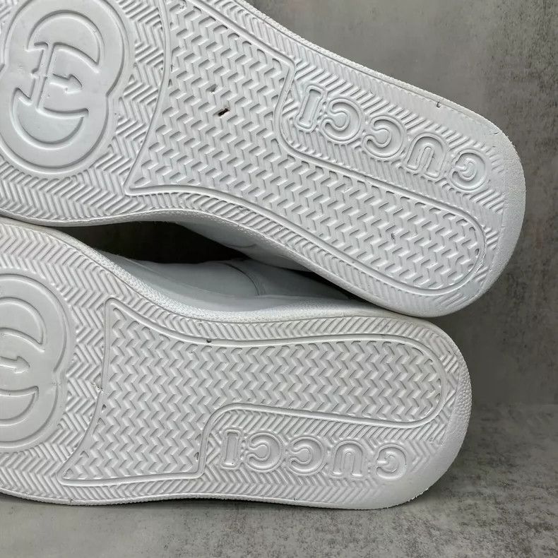 Gucci Gucci White Graphic Sneakers Size US 6 / IT 36 - 9 Thumbnail