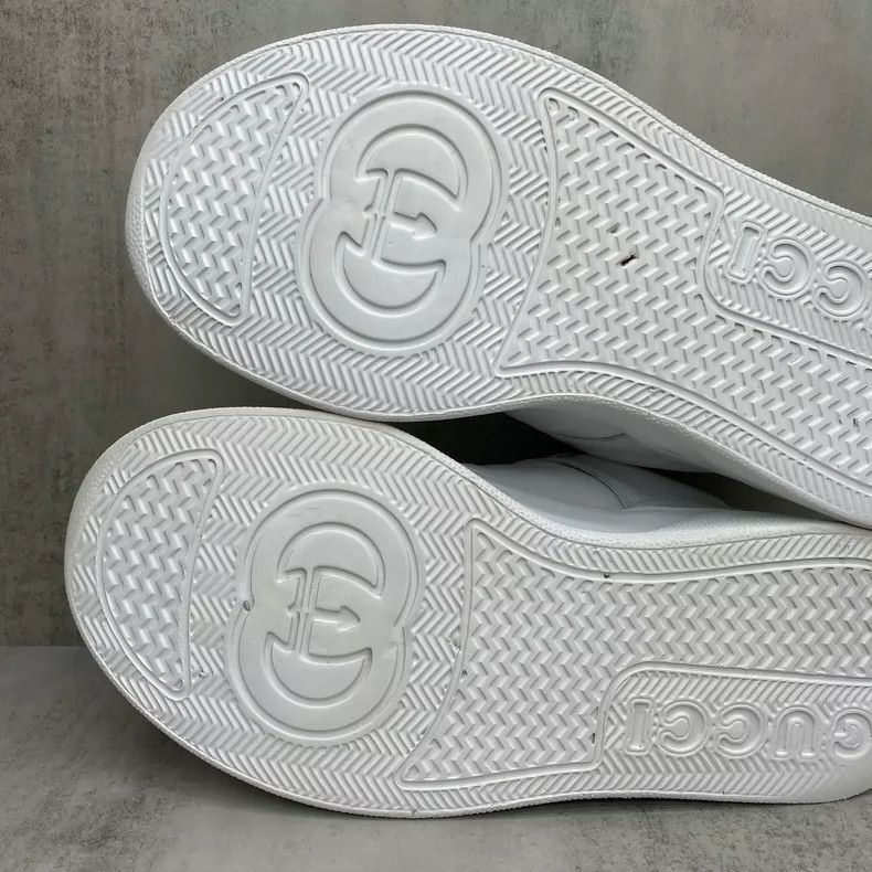 Gucci Gucci White Graphic Sneakers Size US 6 / IT 36 - 8 Thumbnail