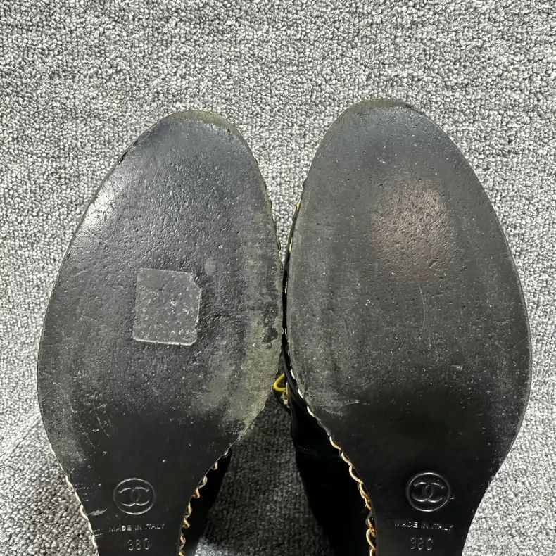 Chanel Chanel Thick Sole High Heels Size 38 Size US 8 / IT 38 - 8 Thumbnail