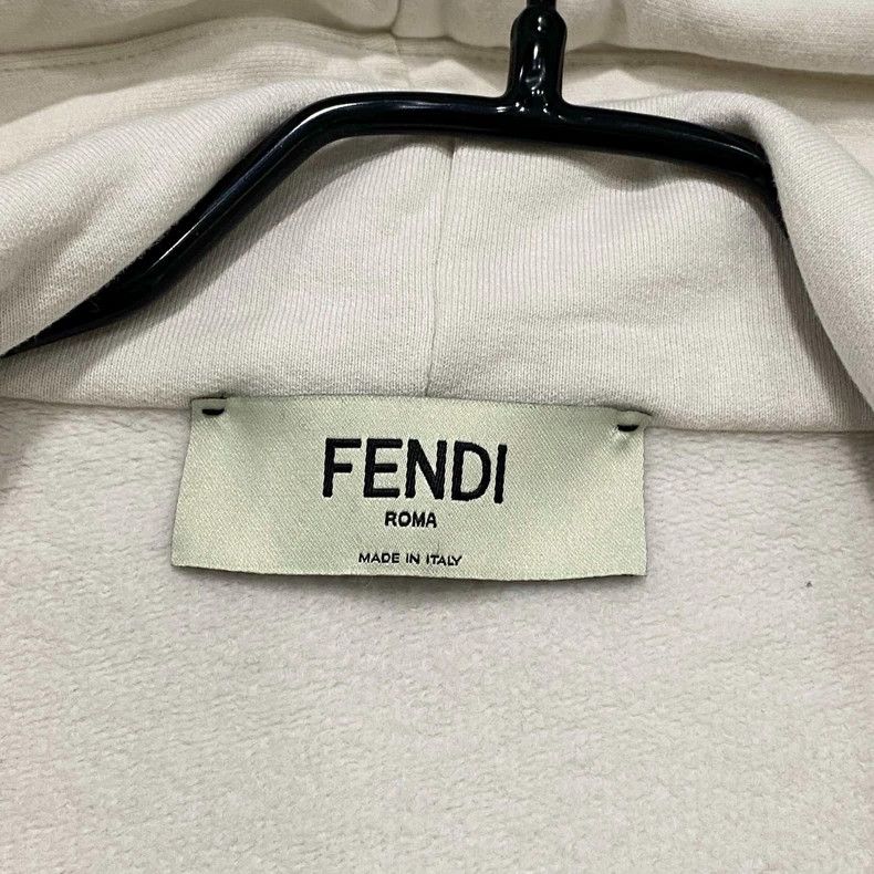 Fendi Fendi Logo Embroidery Zip-Up Jacket Size M / US 6-8 / IT 42-44 - 4 Thumbnail