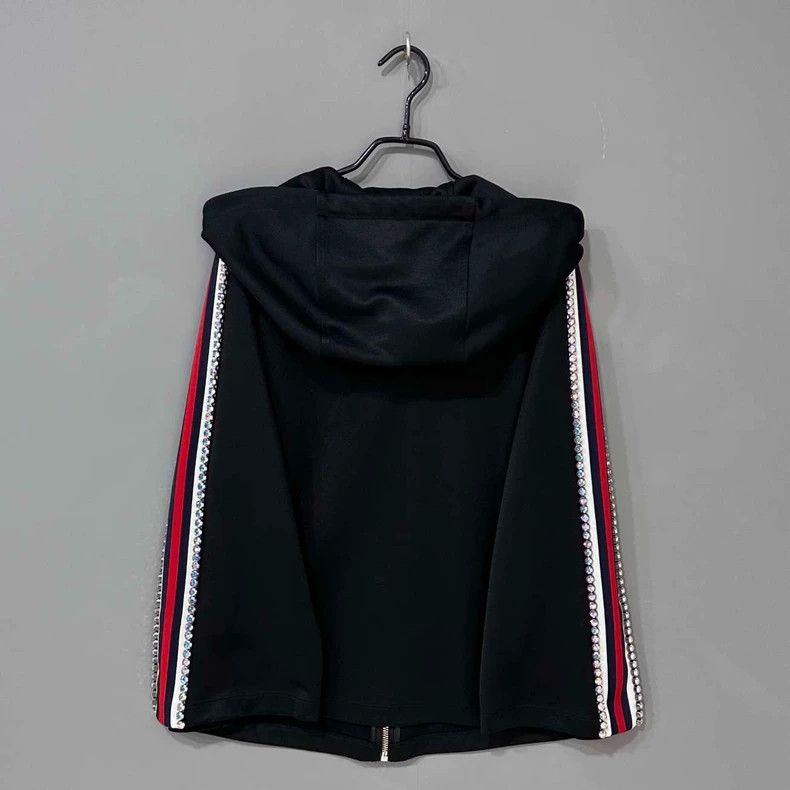 Gucci Gucci Hooded Jacket with Rhinestone Detail Size M / US 6-8 / IT 42-44 - 3 Thumbnail