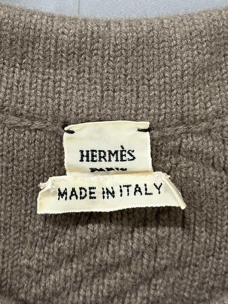 Hermes HERMES Knit Dress in Excellent Condition Size M / US 6-8 / IT 42-44 - 4 Thumbnail
