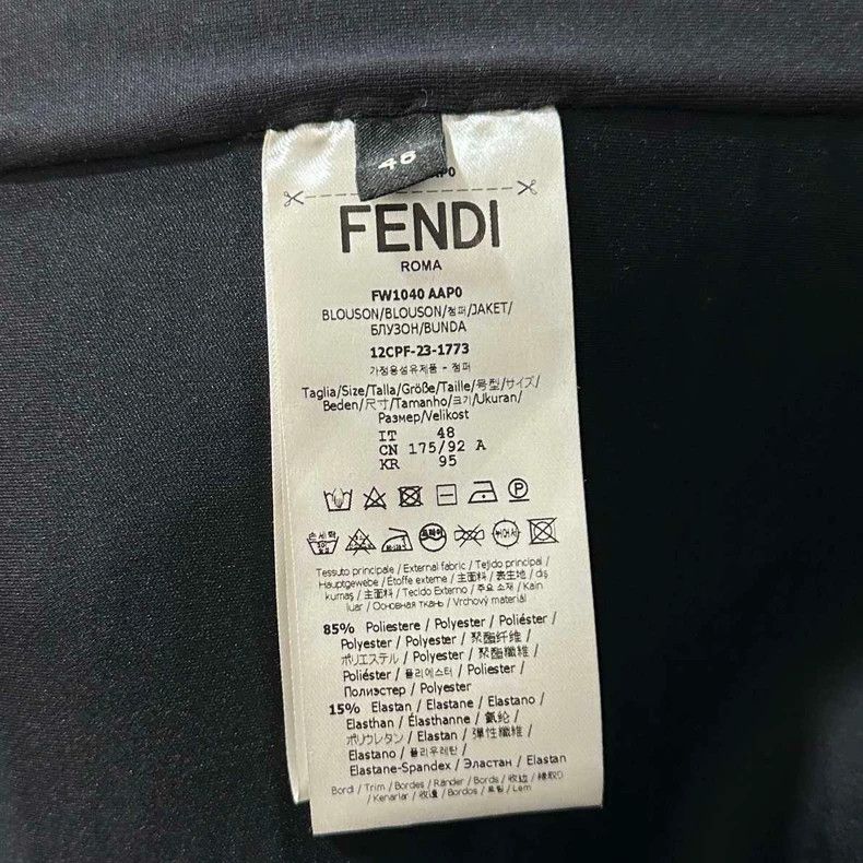 Fendi Full Print Zipper Jacket by Fendi Size XL / US 12-14 / IT 48-50 - 6 Thumbnail