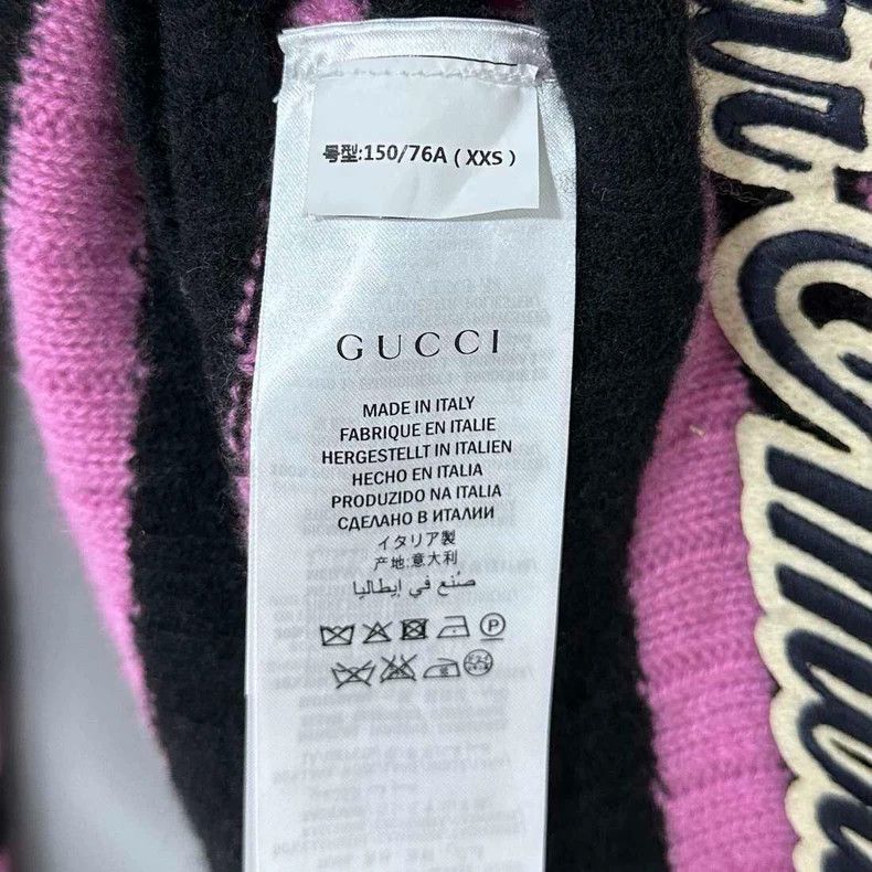 Gucci Gucci Striped Cat Embroidery Sweater Size XXS / US 00 / IT 34 - 6 Thumbnail
