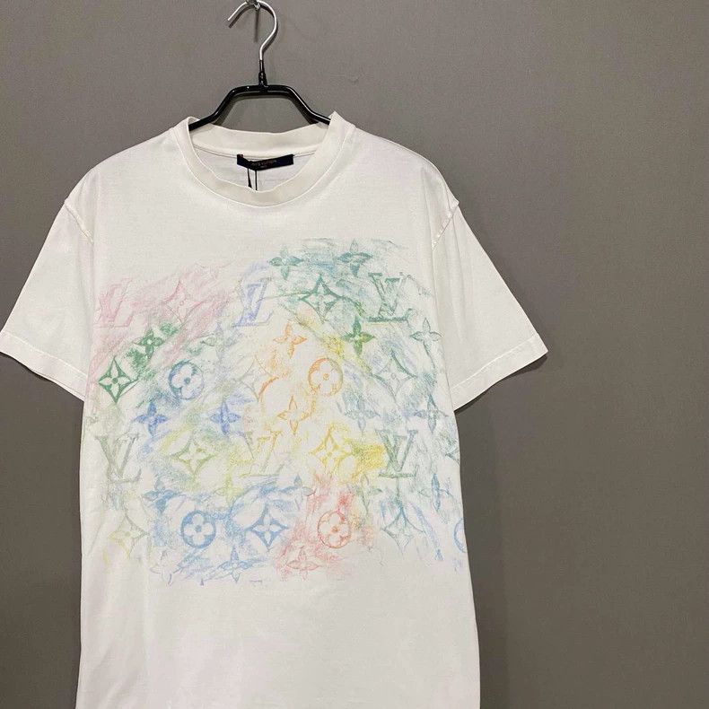 Louis Vuitton Louis Vuitton Crayon Print Short Sleeve T-Shirt Size S / US 4 / IT 40 - 2 Thumbnail