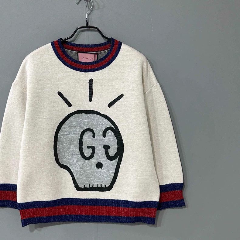 Gucci Gucci Skull Graphic Crewneck Sweatshirt Size M / US 6-8 / IT 42-44 - 2 Thumbnail