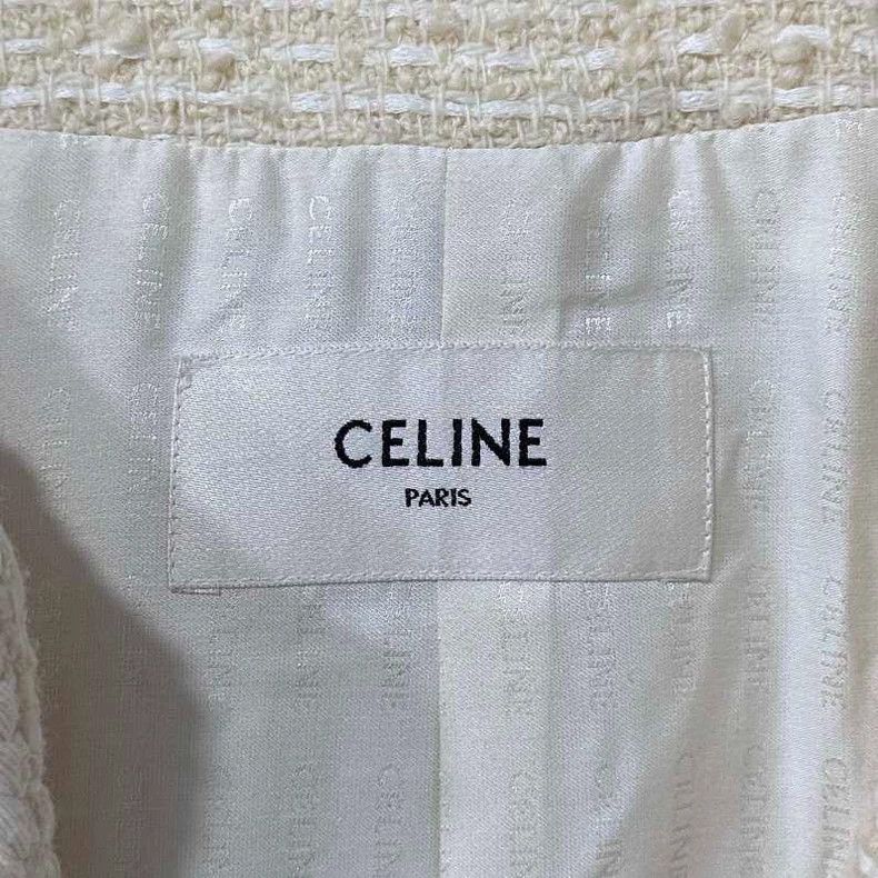 Celine Celine Full Print Wool Knit Double Label Jacket Size M / US 6-8 / IT 42-44 - 6 Thumbnail