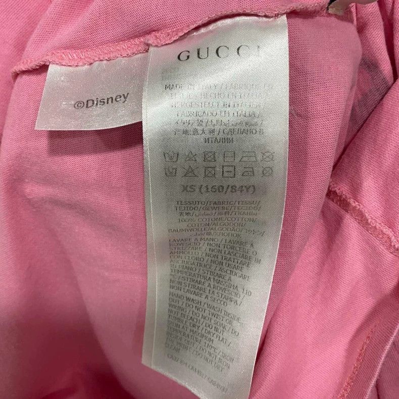 Gucci Pink Mickey Mouse Short Sleeve Gucci Top Size XS / US 0-2 / IT 36-38 - 6 Thumbnail