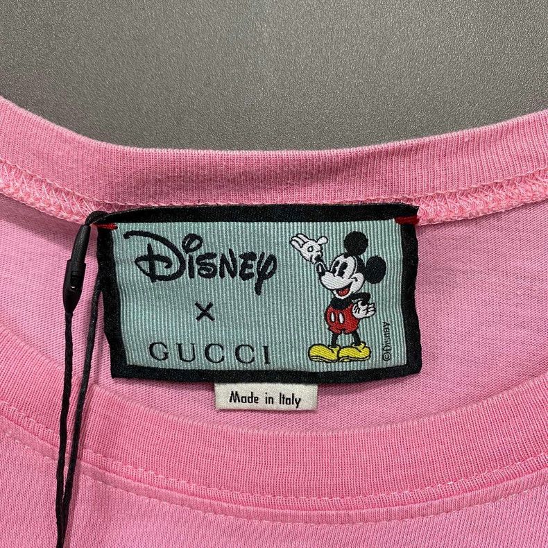 Gucci Pink Mickey Mouse Short Sleeve Gucci Top Size XS / US 0-2 / IT 36-38 - 5 Thumbnail