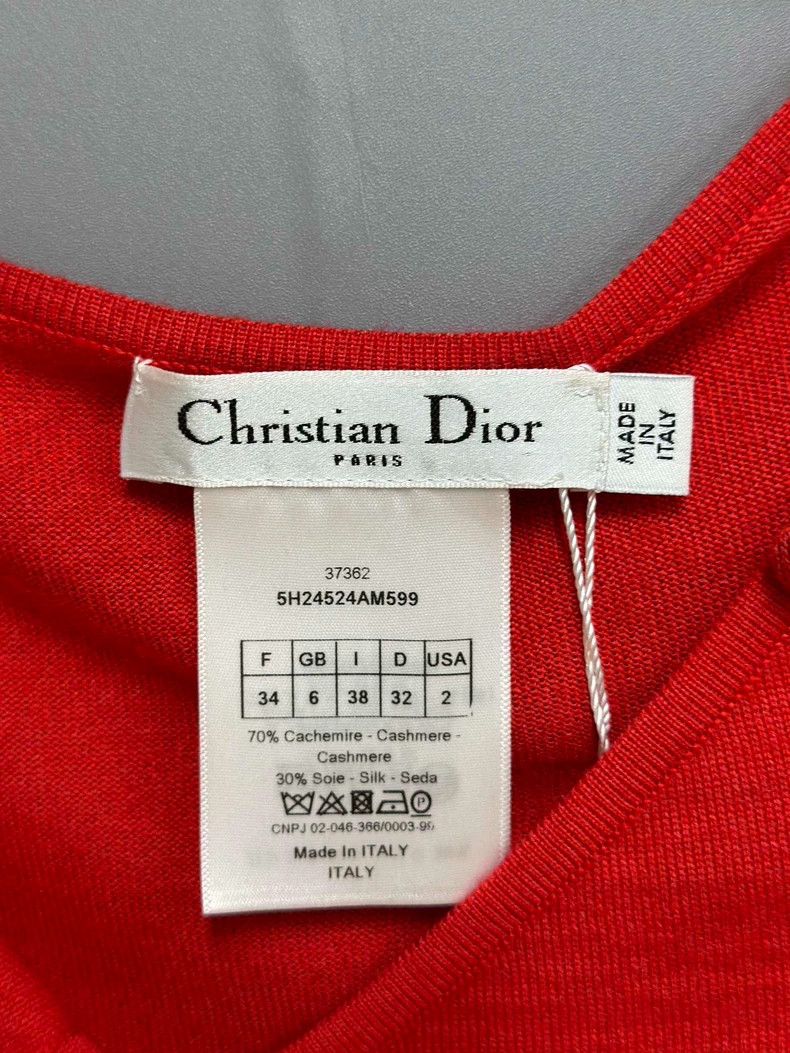 Dior Dior Short Sleeve Logo Top Size XS / US 0-2 / IT 36-38 - 6 Thumbnail