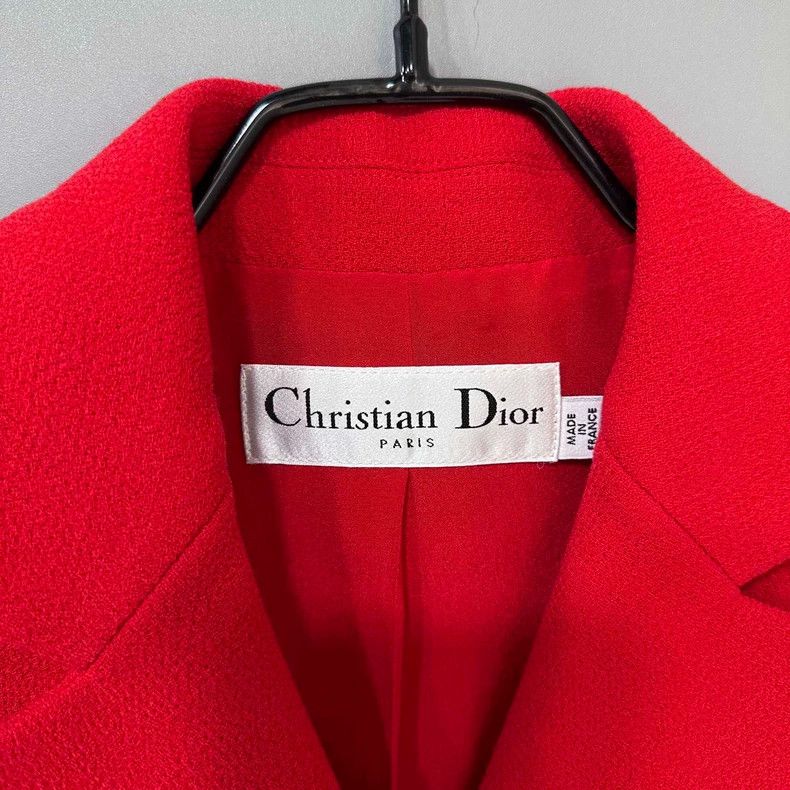 Dior Red Double-Breasted Vest Dress by Dior Size XS / US 0-2 / IT 36-38 - 4 Thumbnail