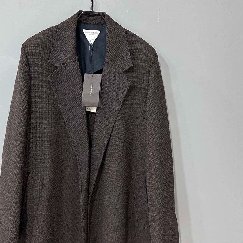 Bottega Veneta Long Woven Coat from Bottega Veneta Size M / US 6-8 / IT 42-44 - 2 Thumbnail