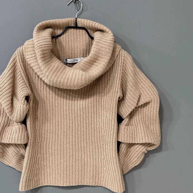 Cashmere Turtleneck Knit Sweater Dior