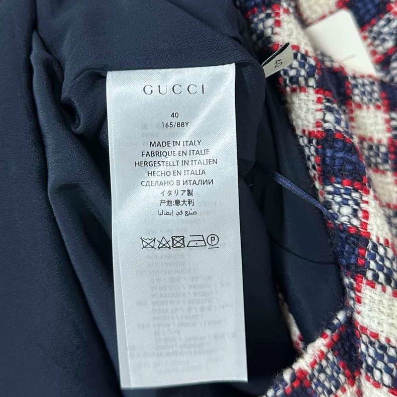 Gucci Sleeveless Gucci Woven Check Dress Size L / US 10 / IT 46 - 6 Thumbnail