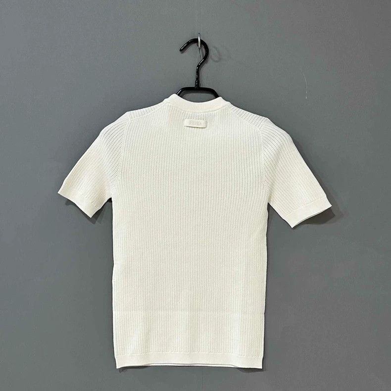 Fendi Fendi Short Sleeve Knitted Top with Logo Size S / US 4 / IT 40 - 3 Thumbnail