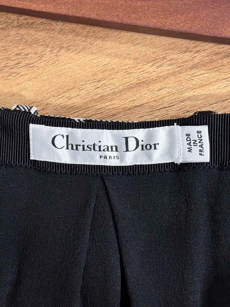 Dior Dior Plaid Skirt Pants with Belt Size 34" / US 12 / IT 48 - 4 Thumbnail
