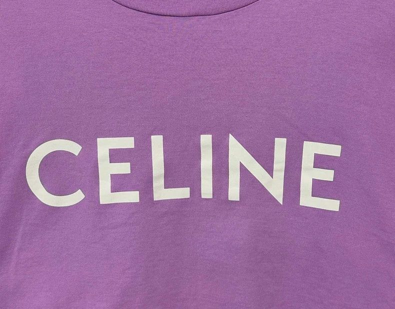 Celine Celine Logo Short Sleeve Crop Top Size XS / US 0-2 / IT 36-38 - 3 Thumbnail