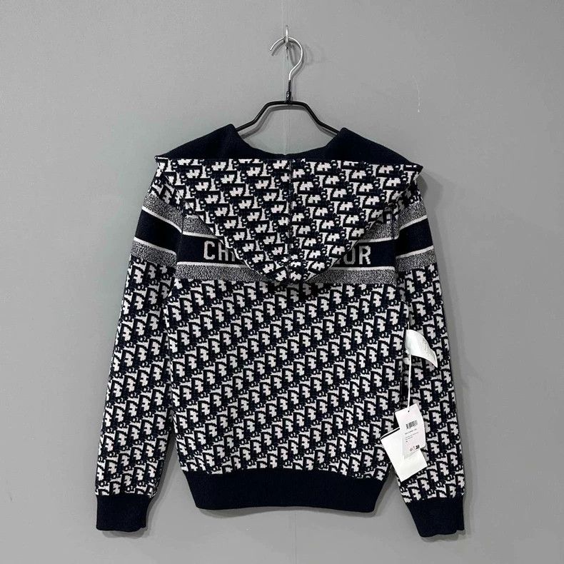 Dior Double-Sided Printed Cashmere Zip Hoodie Size S / US 4 / IT 40 - 4 Thumbnail