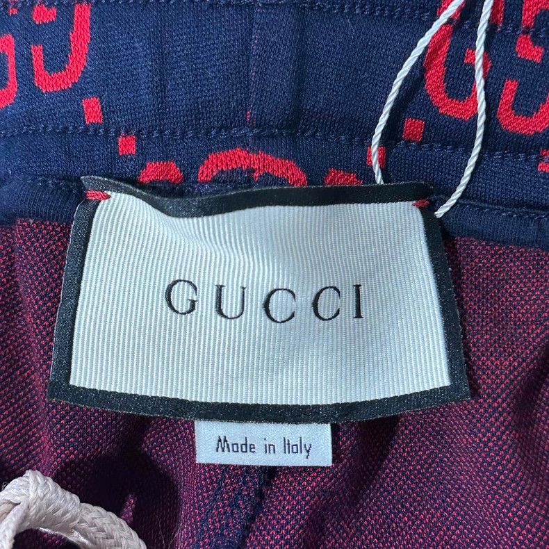Gucci Red Printed Gucci Long Pants Size 23" - 4 Thumbnail