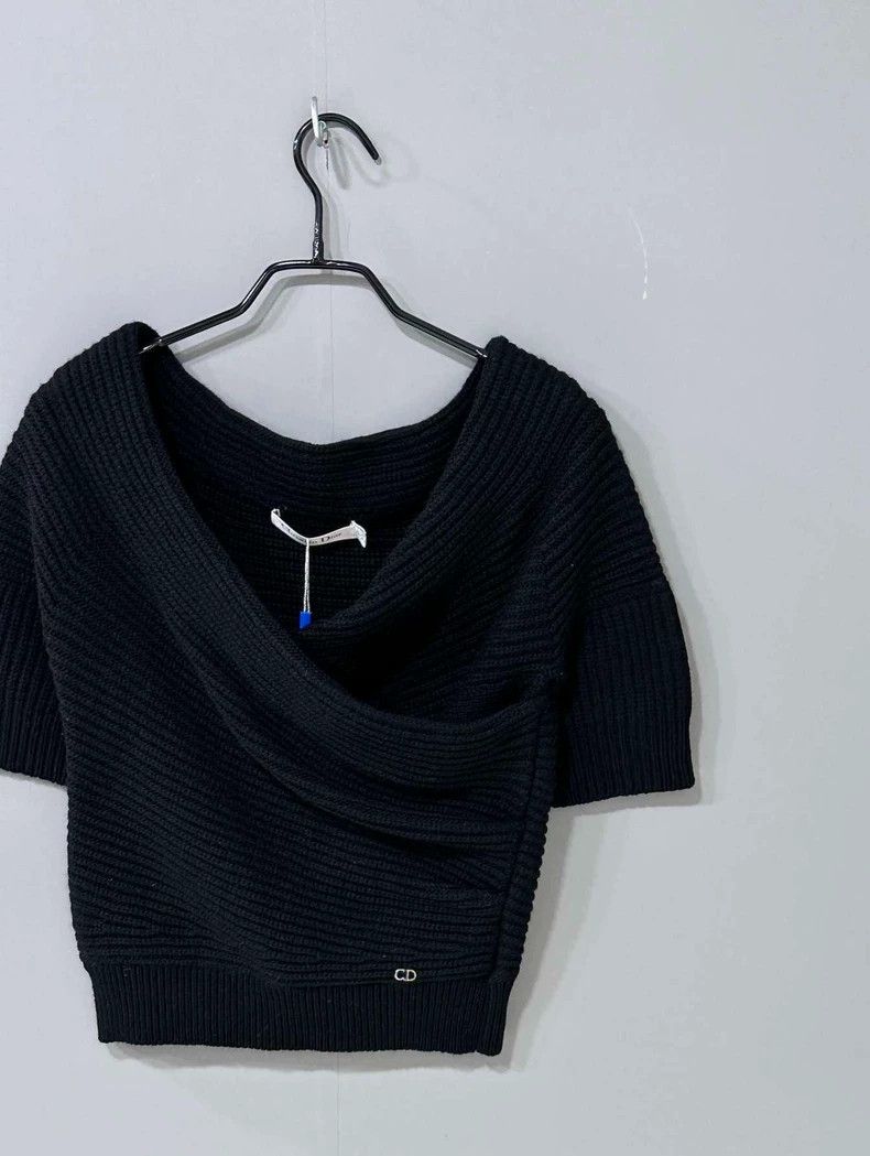 Dior CD Metal Knit Cashmere Sweater by Dior Size S / US 4 / IT 40 - 2 Thumbnail