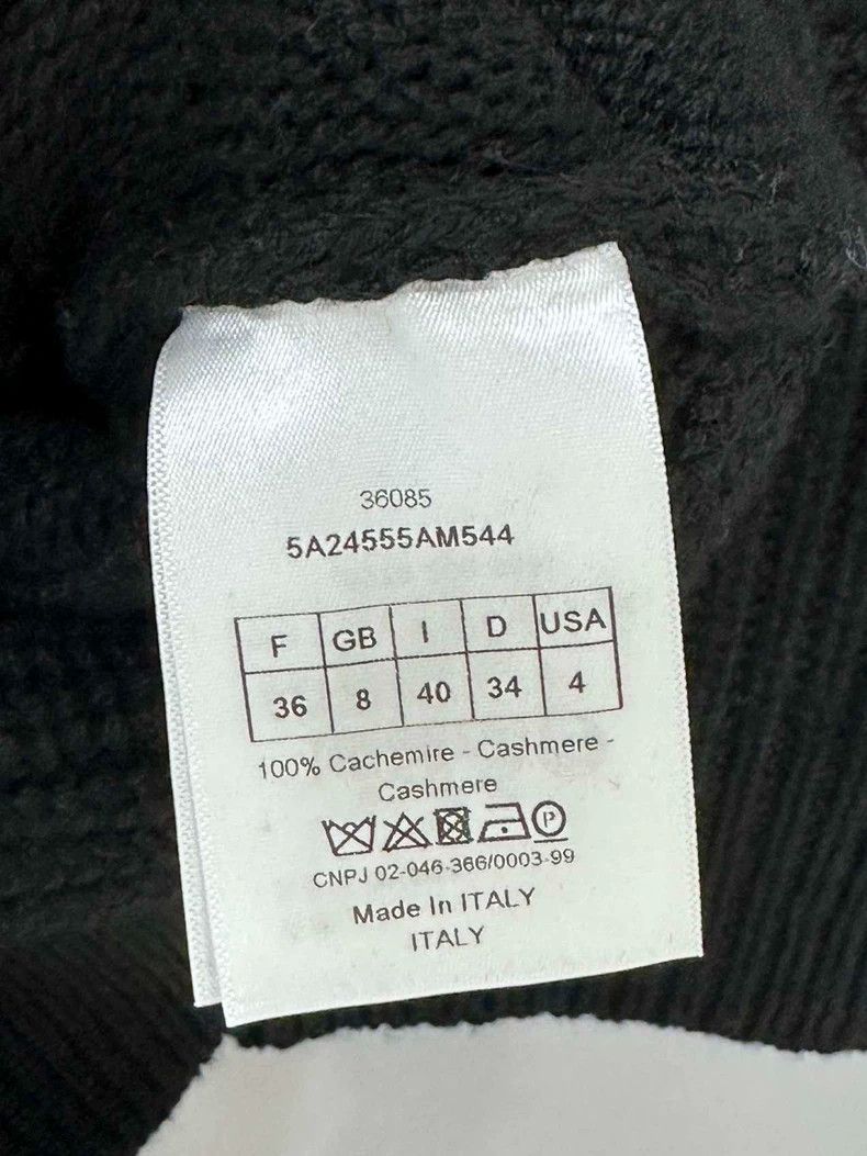 Dior CD Metal Knit Cashmere Sweater by Dior Size S / US 4 / IT 40 - 6 Thumbnail