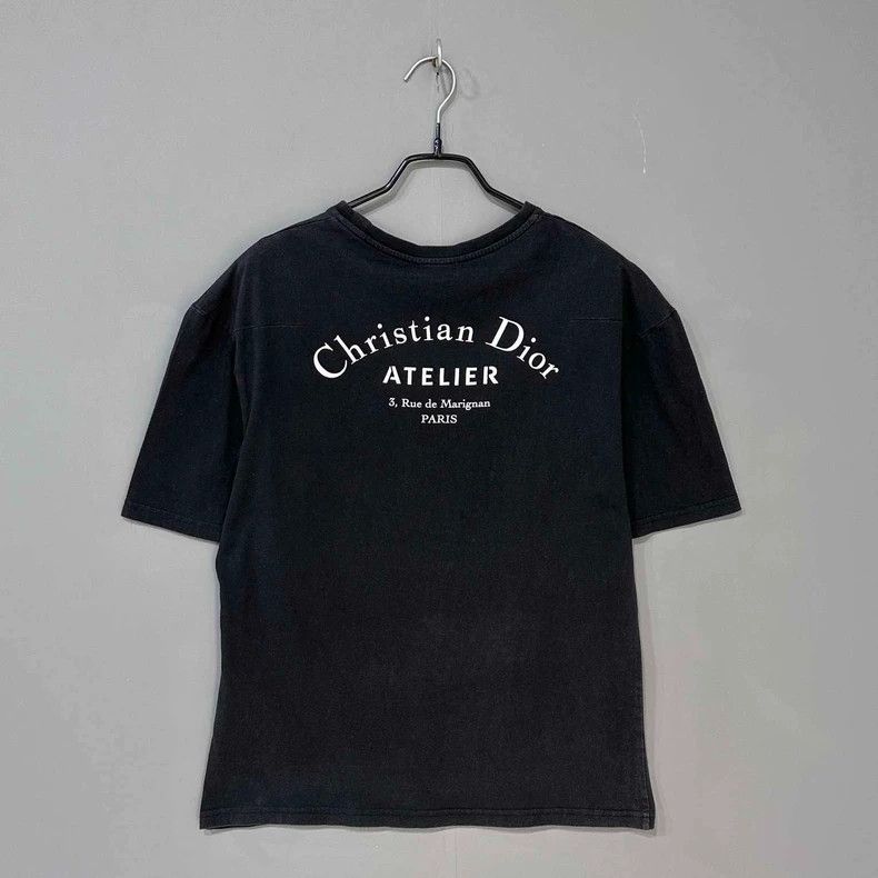 Dior Black Logo Short Sleeve Dior T-Shirt Size S / US 4 / IT 40 - 4 Thumbnail