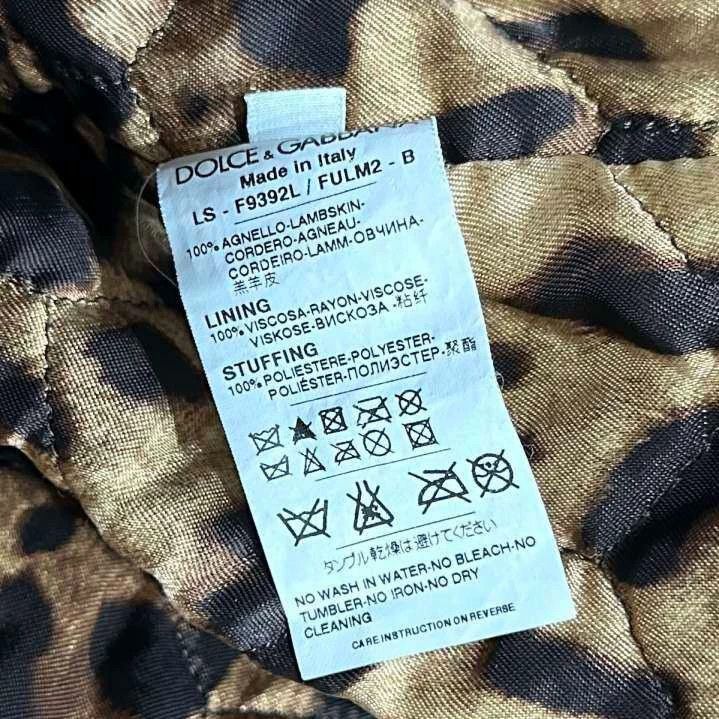 Dolce & Gabbana Dolce & Gabbana Black Leather Jacket Size S / US 4 / IT 40 - 5 Thumbnail
