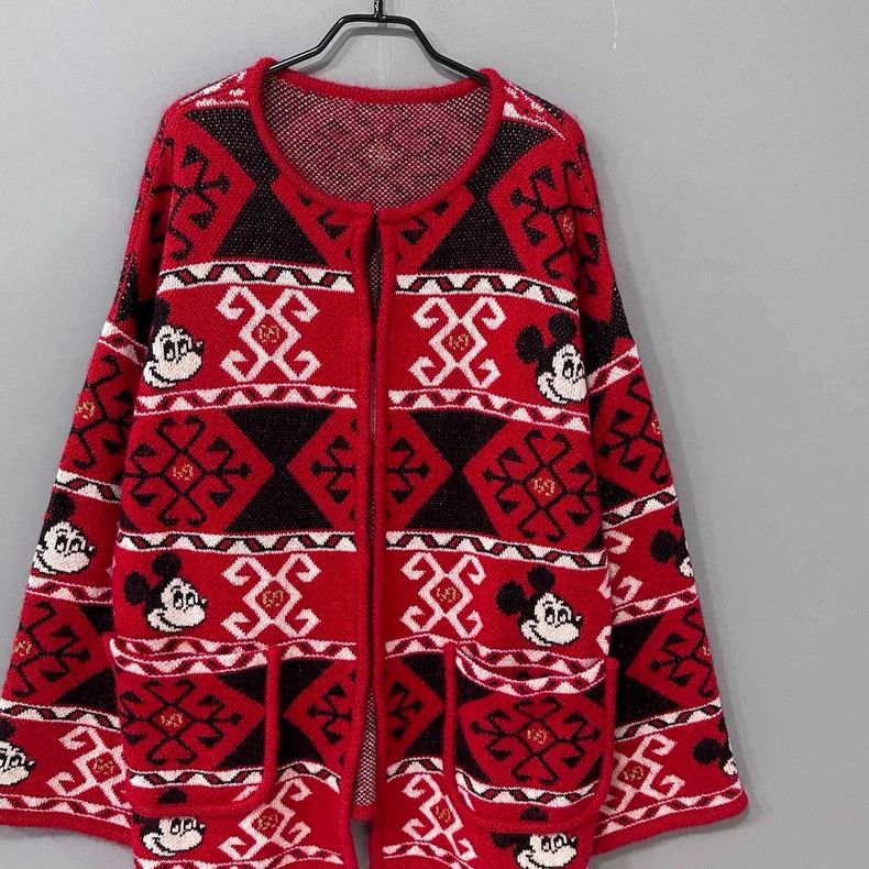 Gucci Disney Mickey Knit Jacket by Gucci Size S / US 4 / IT 40 - 2 Thumbnail