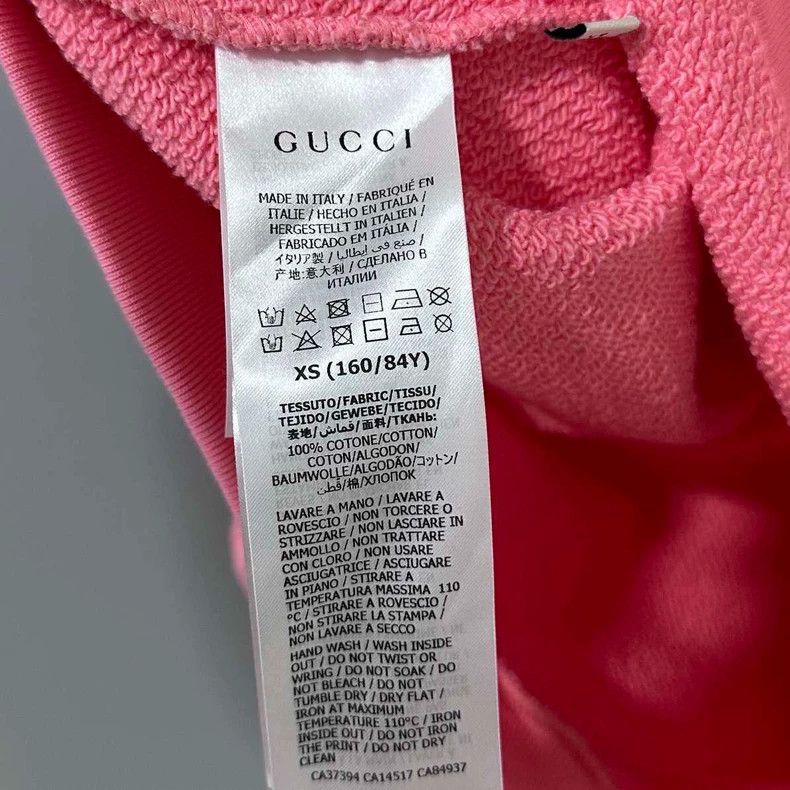 Gucci Pink Logo Hoodie from Gucci Size XS / US 0-2 / IT 36-38 - 6 Thumbnail