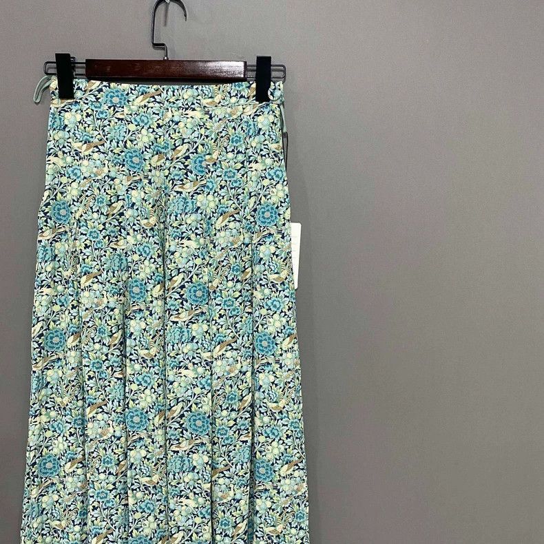 Gucci GUCCI Floral Pleated Midi Skirt Size 38" / US 16 / IT 52 - 2 Thumbnail