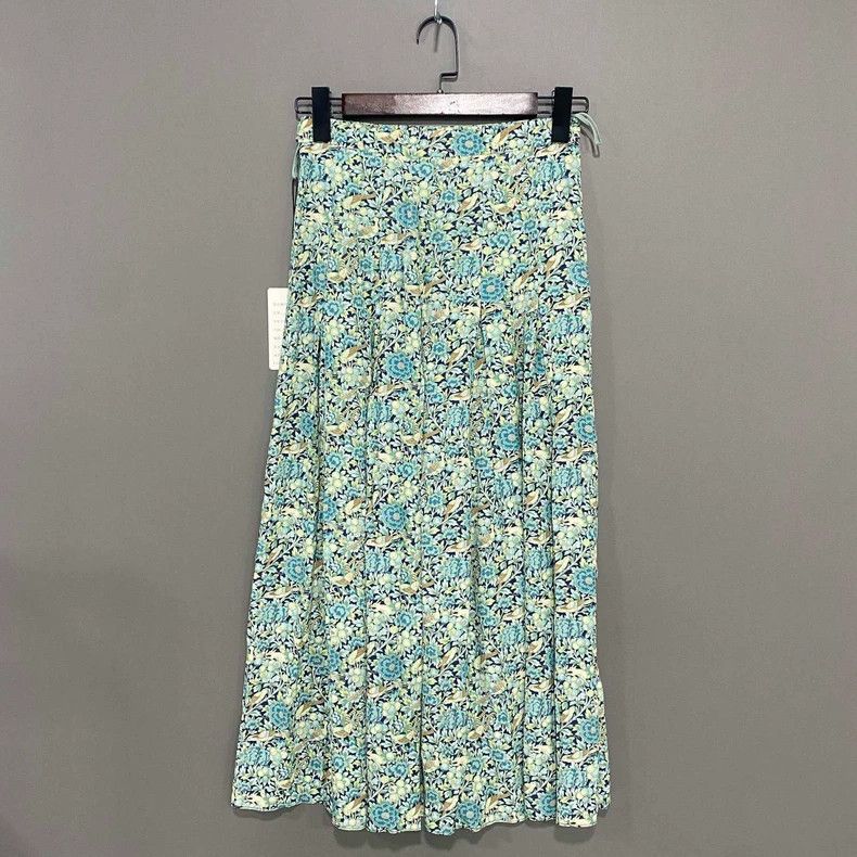 Gucci GUCCI Floral Pleated Midi Skirt Size 38" / US 16 / IT 52 - 3 Thumbnail