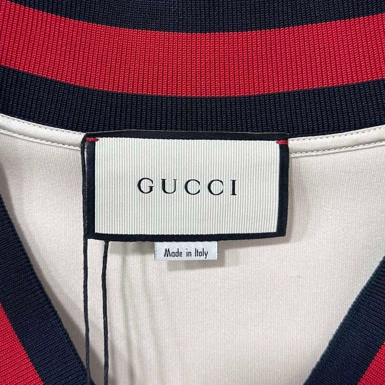 Gucci Gucci V-Neck Dress with Striped Sleeves Size S / US 4 / IT 40 - 4 Thumbnail