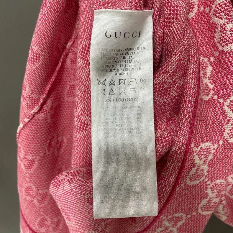 Gucci Pink Logo Print Dress by Gucci Size XS / US 0-2 / IT 36-38 - 5 Thumbnail