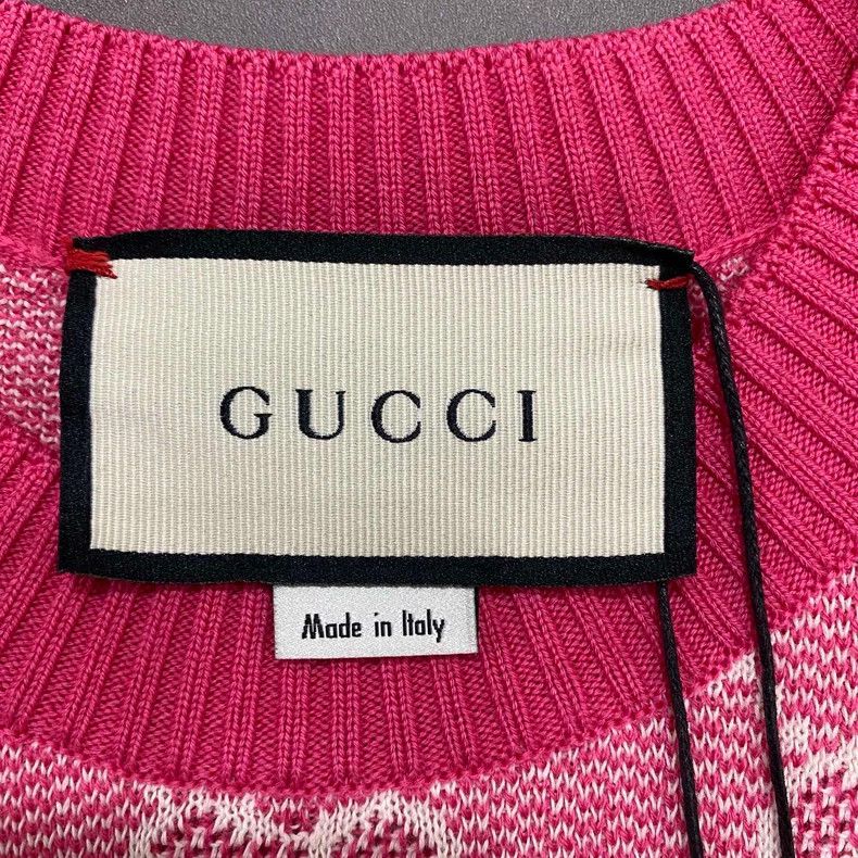 Gucci Pink Logo Print Dress by Gucci Size XS / US 0-2 / IT 36-38 - 4 Thumbnail