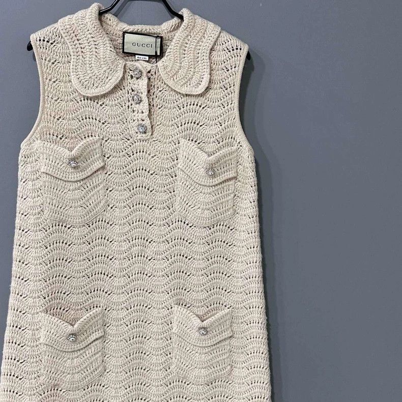 Gucci Gucci Wool Knit Dress with Pockets Size S / US 4 / IT 40 - 2 Thumbnail